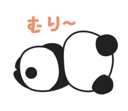 Everyday Lazy Panda sticker #6373680