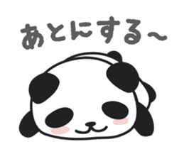 Everyday Lazy Panda sticker #6373684
