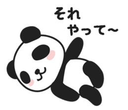 Everyday Lazy Panda sticker #6373687