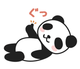 Everyday Lazy Panda sticker #6373688