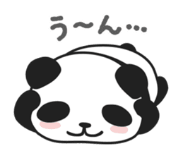 Everyday Lazy Panda sticker #6373703