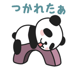 Everyday Lazy Panda sticker #6373705
