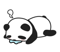 Everyday Lazy Panda sticker #6373709