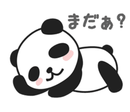 Everyday Lazy Panda sticker #6373711