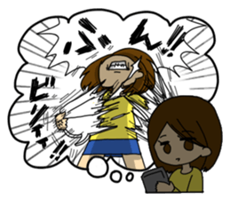 In Yukiko's mind. sticker #6374522