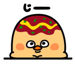 octopus ball sparrow 2 sticker #6374714