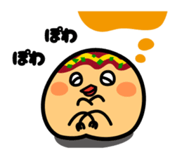 octopus ball sparrow 2 sticker #6374717