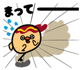 octopus ball sparrow 2 sticker #6374718