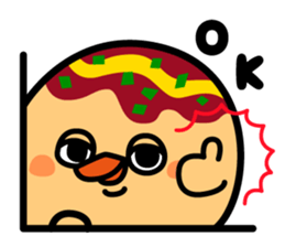 octopus ball sparrow 2 sticker #6374719