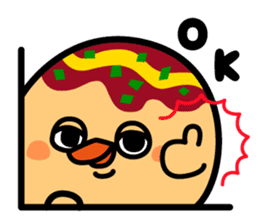 octopus ball sparrow 2 sticker #6374719