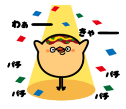 octopus ball sparrow 2 sticker #6374723