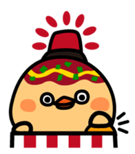 octopus ball sparrow 2 sticker #6374724