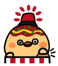 octopus ball sparrow 2 sticker #6374724