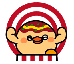 octopus ball sparrow 2 sticker #6374725