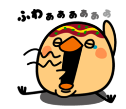 octopus ball sparrow 2 sticker #6374730