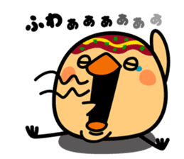 octopus ball sparrow 2 sticker #6374730