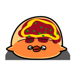 octopus ball sparrow 2 sticker #6374734