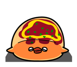 octopus ball sparrow 2 sticker #6374734