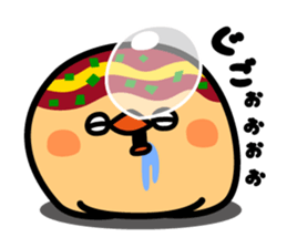 octopus ball sparrow 2 sticker #6374738