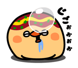 octopus ball sparrow 2 sticker #6374738