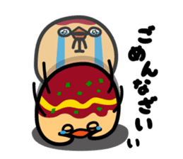 octopus ball sparrow 2 sticker #6374739