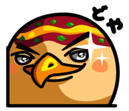 octopus ball sparrow 2 sticker #6374745