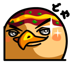 octopus ball sparrow 2 sticker #6374745