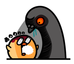 octopus ball sparrow 2 sticker #6374746