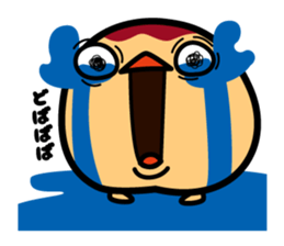 octopus ball sparrow 2 sticker #6374748