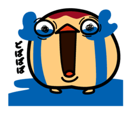 octopus ball sparrow 2 sticker #6374748