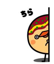 octopus ball sparrow 2 sticker #6374751