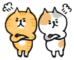 Cat with an eyebrow sticker #6374929