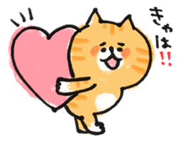 Cat with an eyebrow sticker #6374945