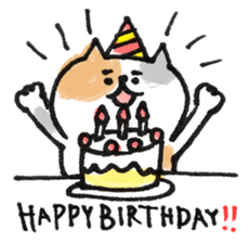 Cat with an eyebrow sticker #6374951