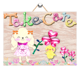 toy poodle "LUNLUN"4 sticker #6375881