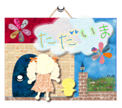 toy poodle "LUNLUN"4 sticker #6375898