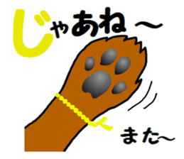 Sticker  of the dog wared a swimsuit sticker #6375970