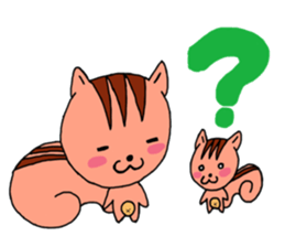 It is a squirrel leisurely sticker #6377202