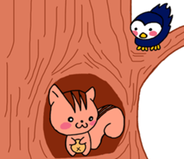 It is a squirrel leisurely sticker #6377231