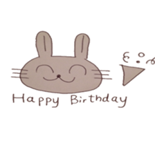 The Rabbit always with you sticker #6377958