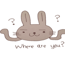 The Rabbit always with you sticker #6377985
