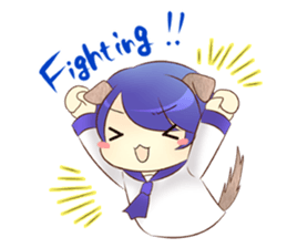 Puppy&monkey boy. sticker #6378327