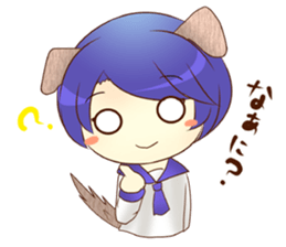 Puppy&monkey boy. sticker #6378328