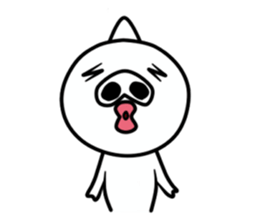 White ogre sticker #6378564