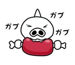 White ogre sticker #6378569