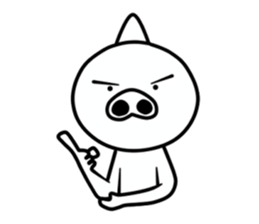 White ogre sticker #6378580