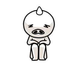 White ogre sticker #6378586