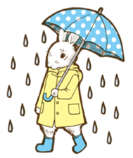 Alice's the white rabbit 2 sticker #6379384