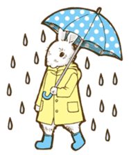 Alice's the white rabbit 2 sticker #6379384