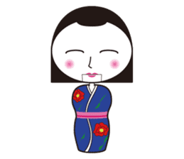 KIRIKO of the kokeshi doll sticker #6379592